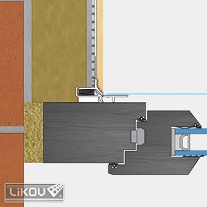 LIKOV LS3-29 PLUS, 3D Začišťovací okenní profil s perlinkou