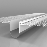 LIKOV LD-NH P PVC 06 Průběžný dilatační profil s tkaninou 100 x 100 mm | Délka 2,5 m