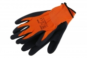 Nylonové ochranné rukavice s latexovou vrstvou Velikost: 10