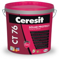 CERESIT CT 76 Solar Protect Siliko elastomerová omítka | Hlazená - ZRNO 1,5 mm 