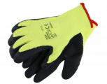 Zimní akrylové ochranné rukavice s latexovou vrstvou Velikost: 10