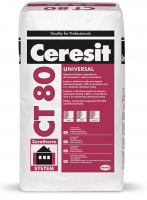 CERESIT CT 80 | Univerzální lepící a stěrkový tmel 25 kg