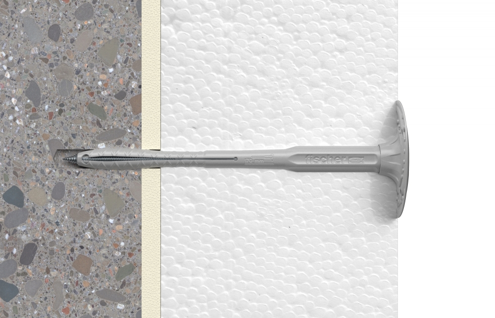 FISCHER Termoz CS II 8 Plastová šroubovací hmoždinka s kovovým šroubem