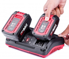 Worcraft CLC-20V-2.4D Elektrická nabíječka pro 2 baterie S20Li | 20V