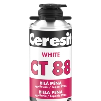 CERESIT CT 88 White, Bílá nízkoexpanzní PU pěna na vyplňování spár