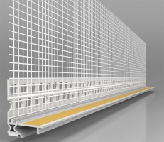LIKOV LS2-ADAPT COLOR – okenní začišťovací lišta 2D 06 mm, Světle šedá RAL 7047, 2,6 m