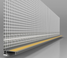 LIKOV LS2-ADAPT COLOR – okenní začišťovací lišta 2D 6 mm, Tmavě šedá RAL 7005, 2,6 m