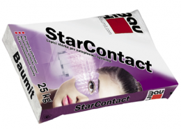 BAUMIT StarContact  |  Lepící a stěrkový tmel s vysokou přídržností 25 kg
