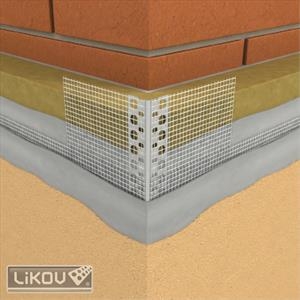 LIKOV LK AL | Rohový hliníkový profil s perlinkou