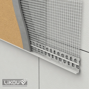 LIKOV LC-L | Ukončovací lišta omítky - 3 x 100 mm | 2 m