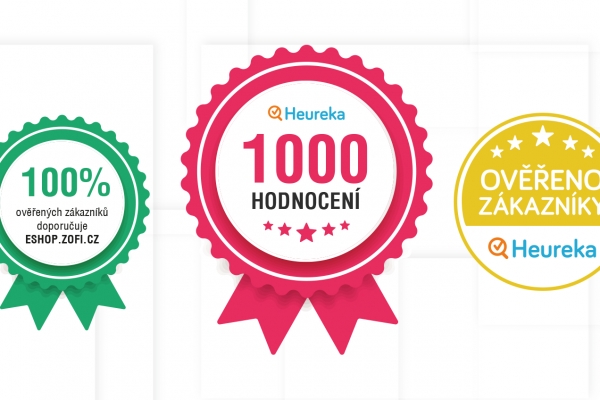 Děkujeme! Na Heurece jsme překročili 1000 hodnocení