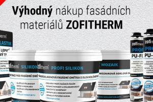 Výhodný nákup fasádních materiálů ZOFITHERM