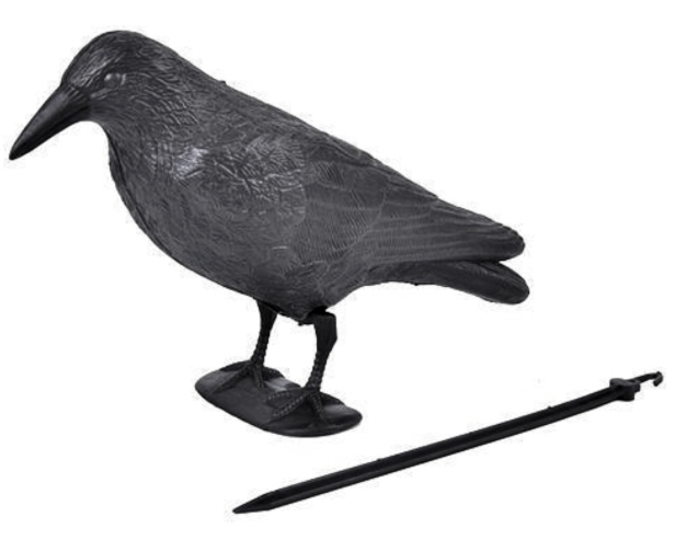 Černý havran - Plašič ptáků, 38 cm