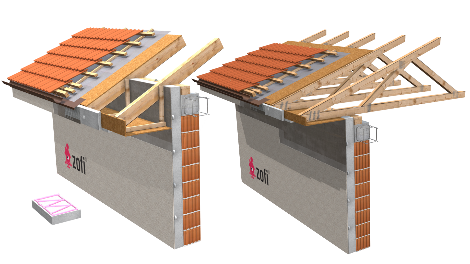 Zateplení a úprava podbití střechy s napojením na fasádu